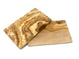 Cutting board 25cm made of olive wood with straight Edges