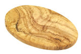 Oval cutting board 25x15cm made of olive wood