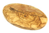 Oval cutting board 25x15cm made of olive wood