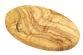Oval cutting board 25x15cm made of olive wood