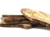 Cutting Board natural cut made of olive wood 50cm
