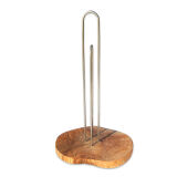 Toilet roll stand olive wood / aluminum
