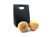 Olive wood anti-stress bullets &quot;to go&quot;