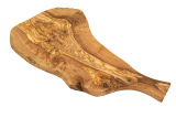 Serving board natural cut rustic about 38 cm