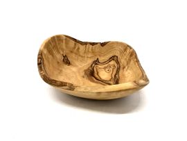 Schale Olivenholz rustikal 10 - 12 cm
