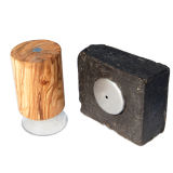 Magnetic soap holder PISA made of olive wood