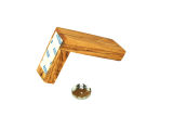 Magnetic soap holder made of olive wood