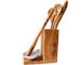 Kitchen spoon stand made of olive wood 3 pcs. Set with wooden spoon