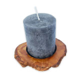 Kerzenhalter RUSTICO aus Olivenholz Ø ca. 12 cm