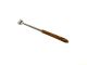 Back scratcher with shoehorn made of olive wood