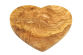 Fr&uuml;hst&uuml;cksbrett Herzform aus Olivenholz &quot;Mini&quot;  ca. B 19 cm