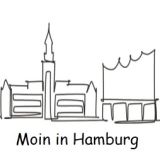 Souvenir / Motiv Rathaus und Elphi Moin in Hamburg