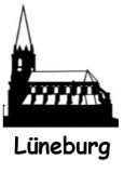 Souvenir aus Olivenholz / Motiv Kirche L&uuml;neburg