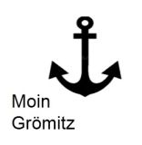 Souvenir aus Olivenholz / Motiv Anker MOIN Gr&ouml;mitz