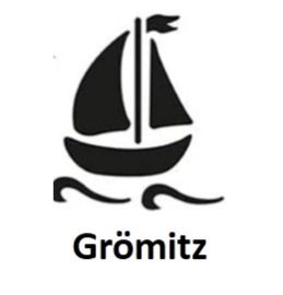 Souvenir aus Olivenholz / Motiv Segelboot Grömitz