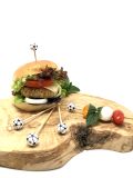 10er Set Burgerspieß mit Fußball