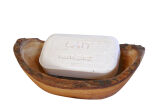 Soap dish Rustic made of olive wood in 3 sizes