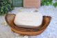 Soap dish Rustic made of olive wood in 3 sizes