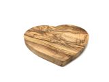 Heart shaped board 22x20cm made of Olive Wood