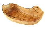 Rustic Fruit Bowl 37cm oval made of Olive Wood