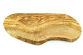 Schneidebrett rustikaler Rand aus Olivenholz 35 - 39 cm
